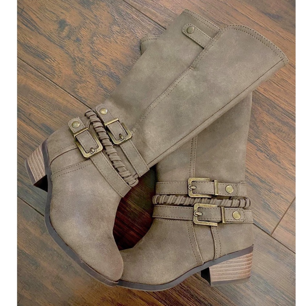 Sugar Girls Boots. Toddler Sz 12. Weathered Brown
